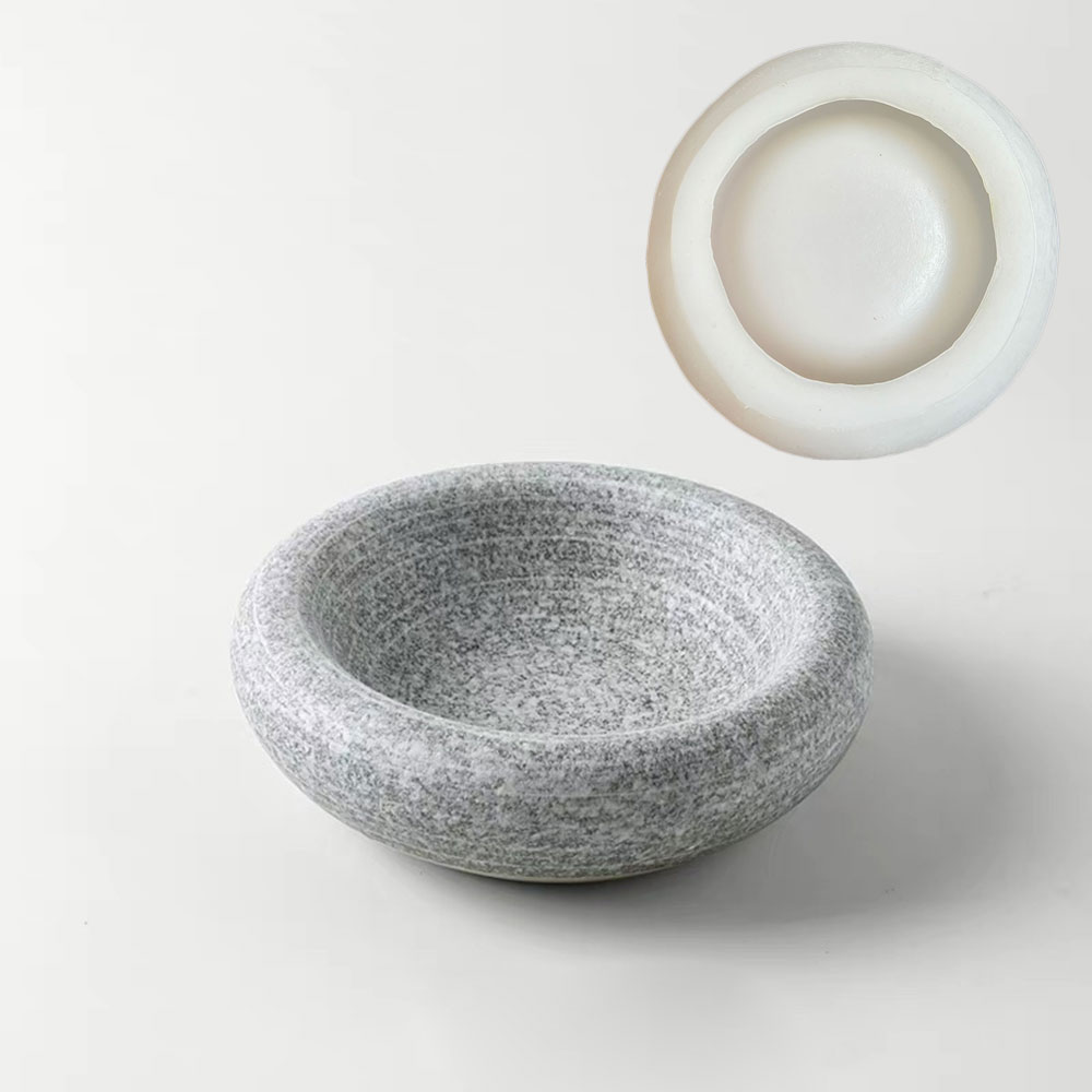 Terrazzo Pot Cement - Круглая силиконовая форма для цемента в