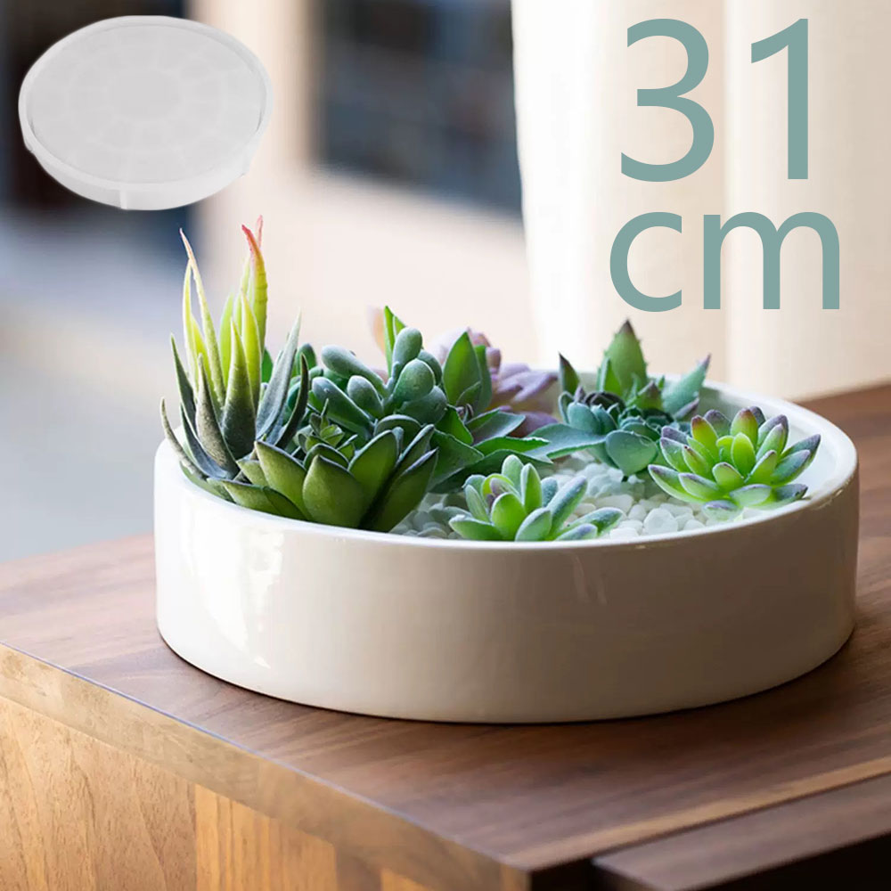 Terrazzo Pot Cement - 31 см круглый цементный цветочный горшок
