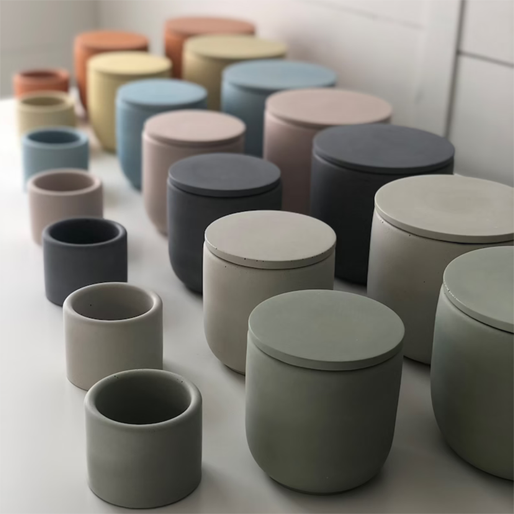 Terrazzo Pot Cement - Цементная коробка, силиконовые формы, форма для