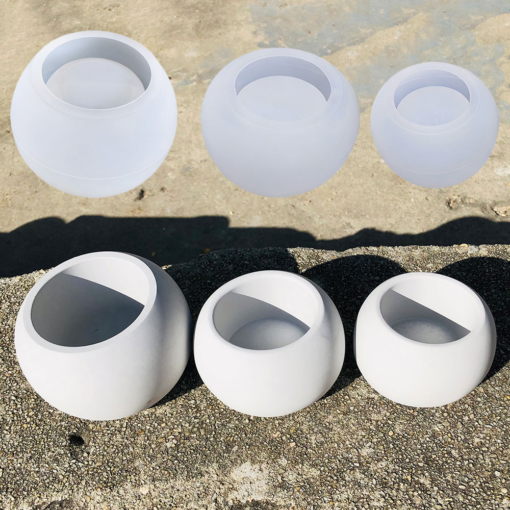 Набор из 3 силиконовых форм дл – обзор и цена Terrazzo Pot Cement