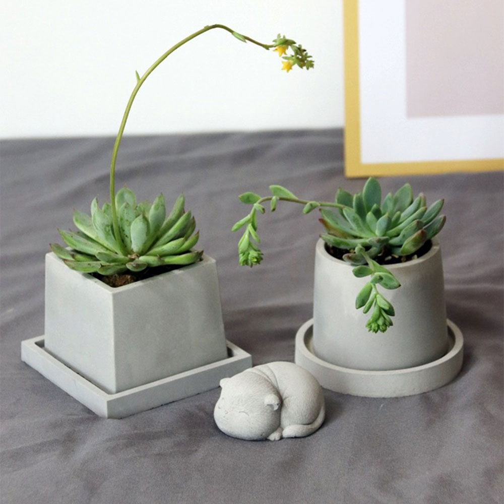 Форма для цементных растений,  – обзор и цена Terrazzo Pot Cement