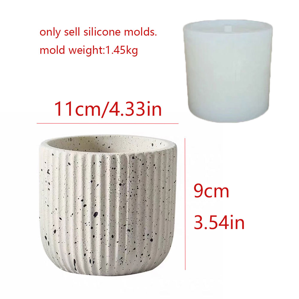 Минималистичная силиконовая фо – обзор и цена Terrazzo Pot Cement