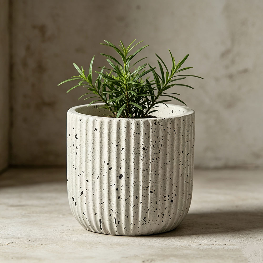 Минималистичная силиконовая фо – обзор и цена Terrazzo Pot Cement