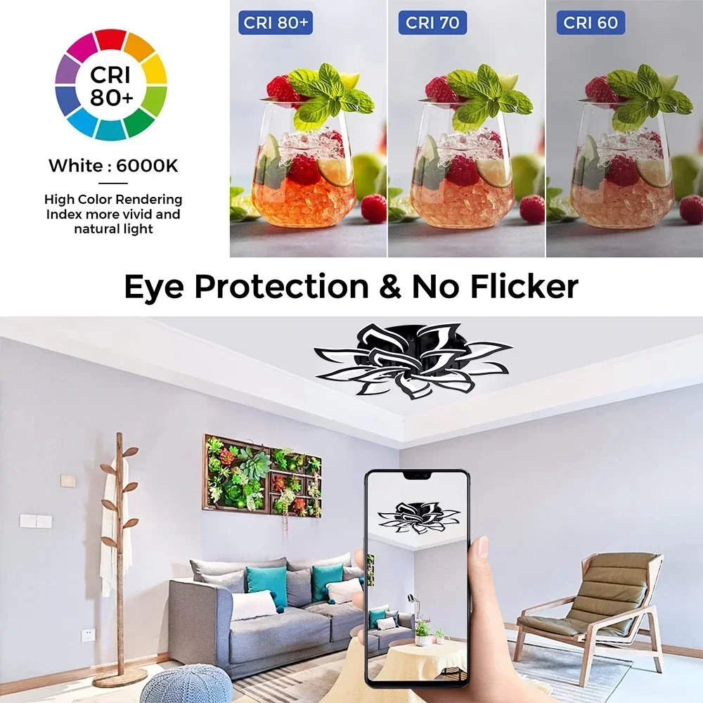 Дизайнерская светодиодная люст – обзор и цена Interior Design Remote