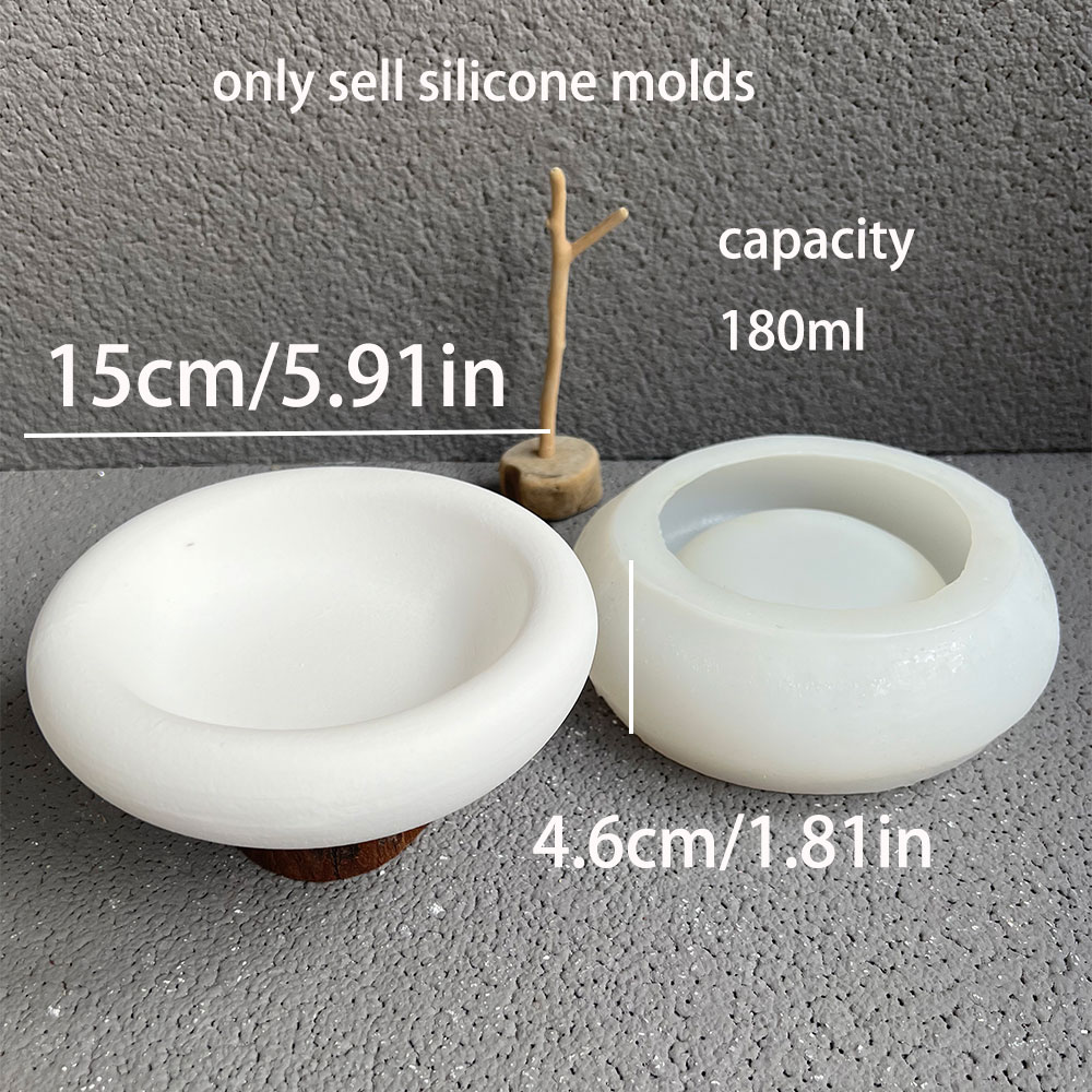 Круглая силиконовая форма для  – обзор и цена Terrazzo Pot Cement