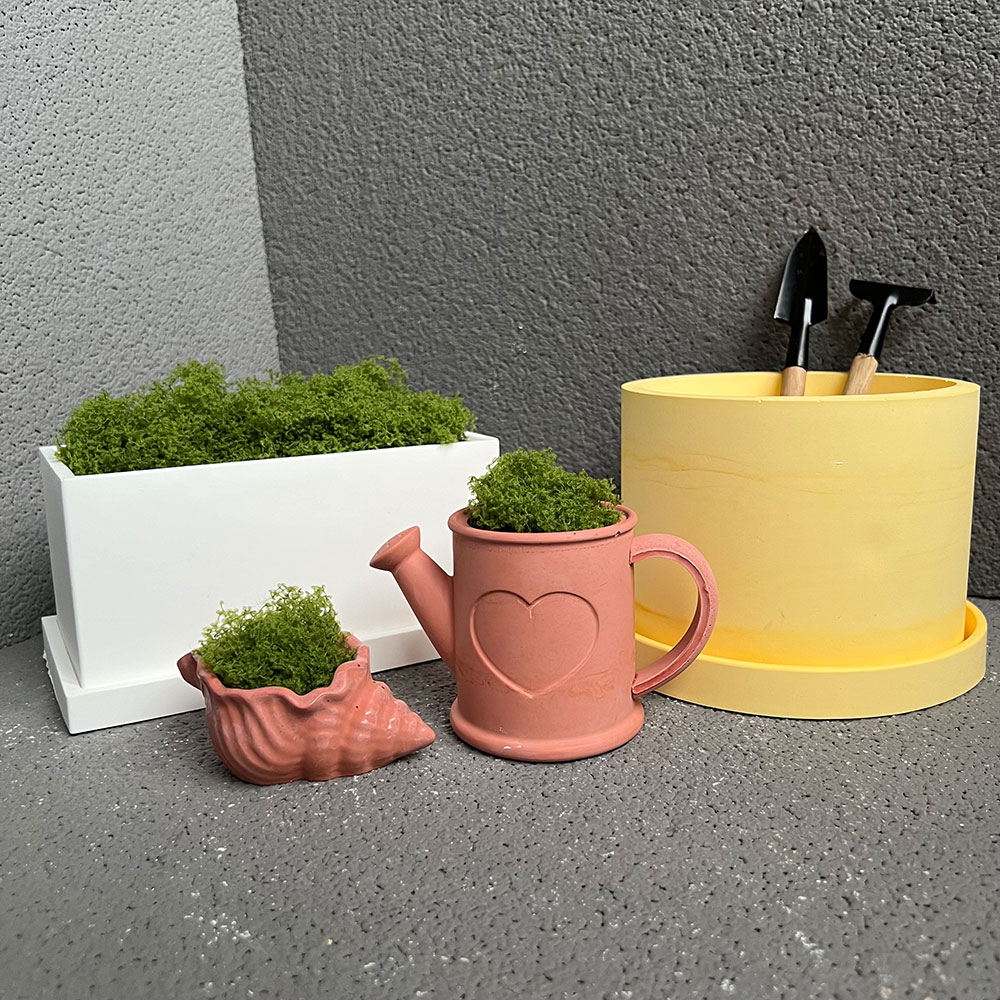 Большой цветочный горшок, сили – обзор и цена Terrazzo Pot Cement