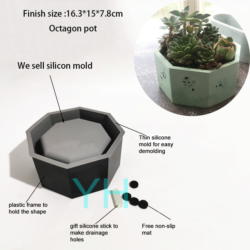 Цементный цветочный горшок, си – обзор и цена Terrazzo Pot Cement